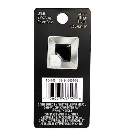 Black Star Austrian Crystal Charm by Bead Landing™